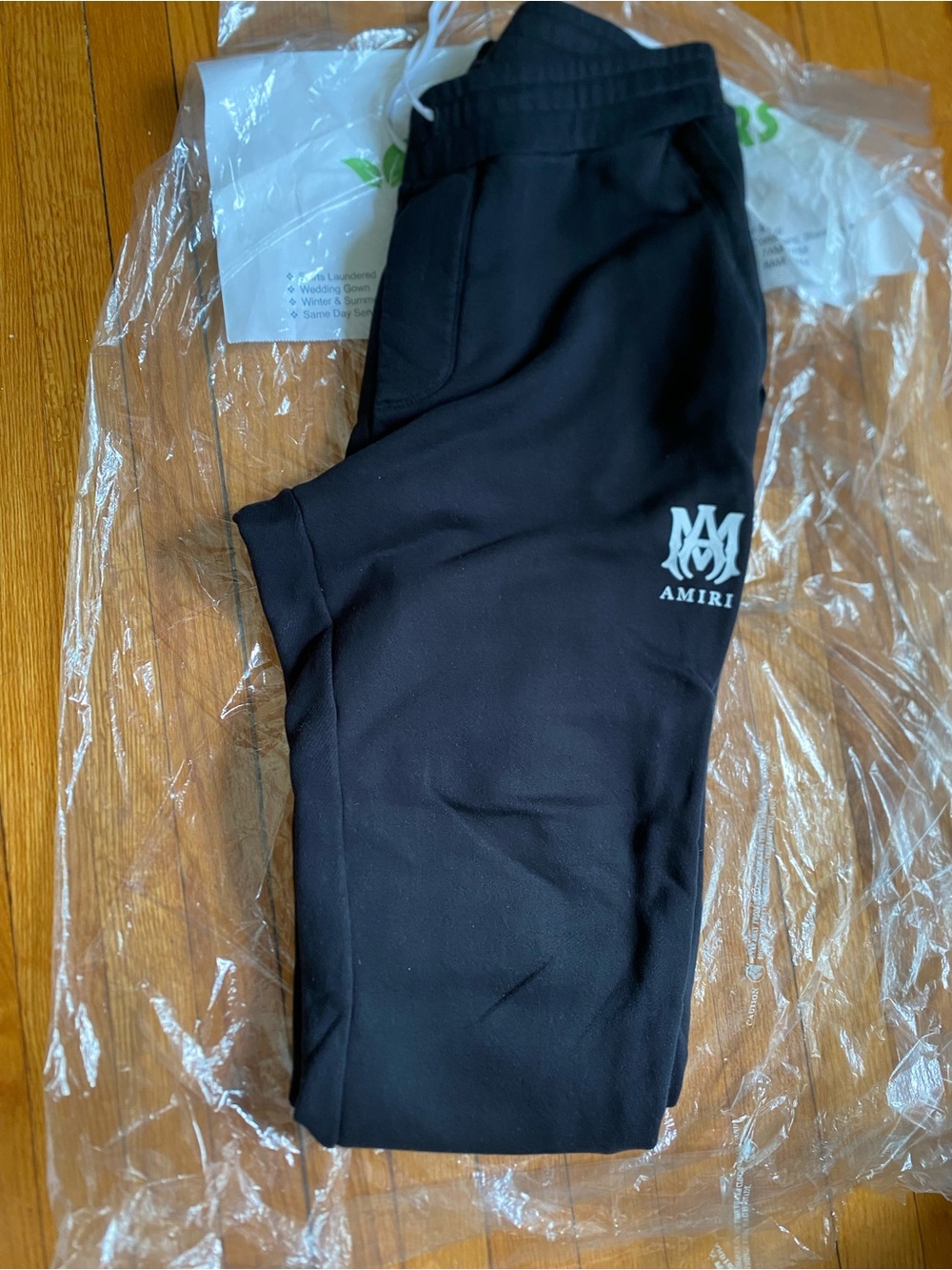 AMIRI Black Logo Sweatpants Sz XXL